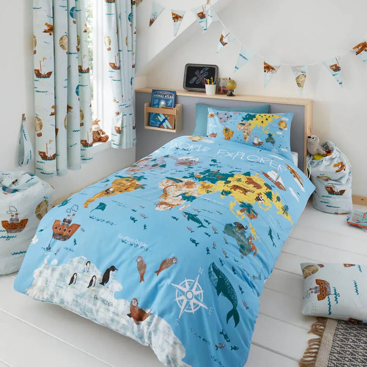 World Explorer Bedding Duvet Cover