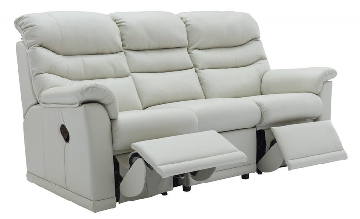 G Plan Malvern Leather 3 Seater Recliner Sofa Potbury And Sons Limited